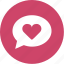 chat, dating, fvorite, heart, like, love 