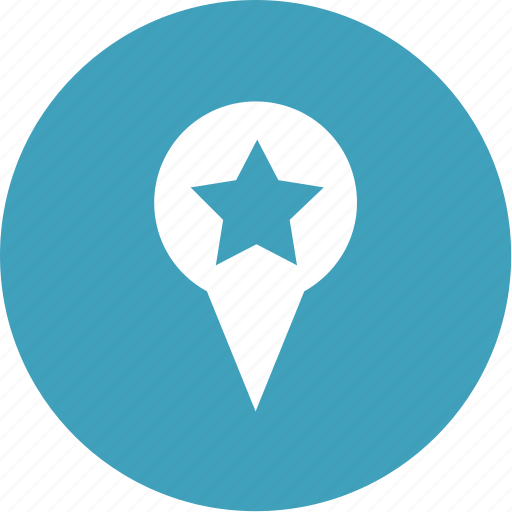 Bookmark, direction, location, marker, pin, star icon - Download on Iconfinder