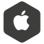 apple, logo, socisl 