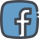 facebook, logo, media, network, social, web