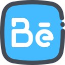 behance, logo, media, network, social, web