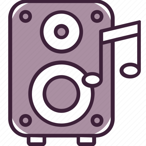 Audio, listen, music, note, song, sound, speaker icon - Download on Iconfinder