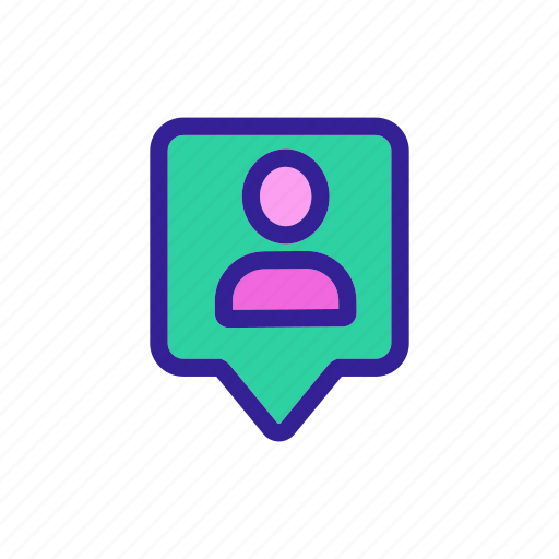 Contour, human, media, person, social, user icon - Download on Iconfinder