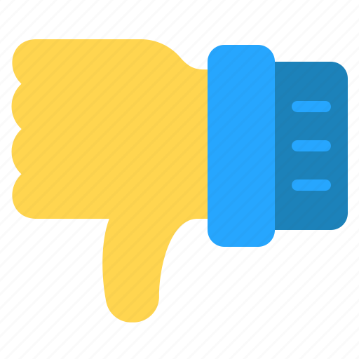Dislike, thumb, bad, finger, hand, gesture, interaction icon - Download on Iconfinder