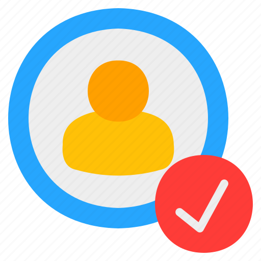 Verified, check, mark, checklist, accept, account, avatar icon - Download on Iconfinder
