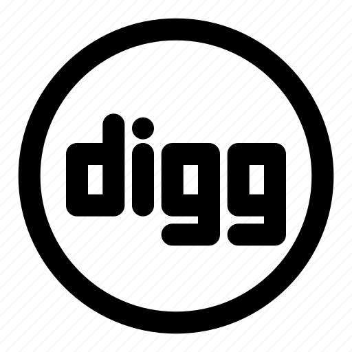 Digg, logo, badge, network, social, media icon - Download on Iconfinder