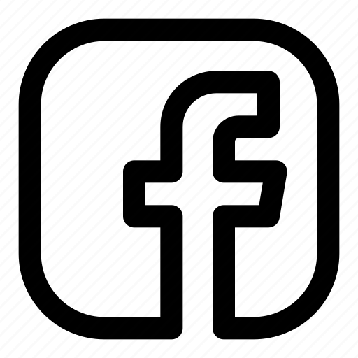 Facebook, logo, logotype, letter, f, social, media icon - Download on Iconfinder