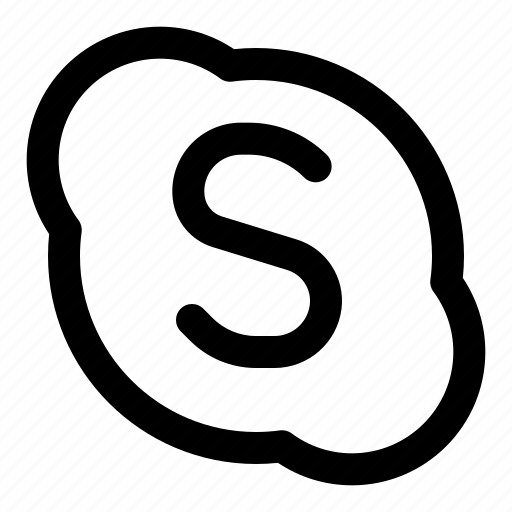 Skype, logo, logotype, badge, brand, video, communication icon - Download on Iconfinder