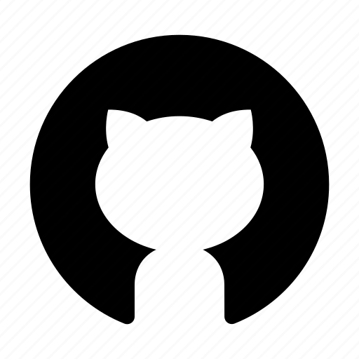 Glyph, github, logo, badge, social, media, website icon - Download on Iconfinder