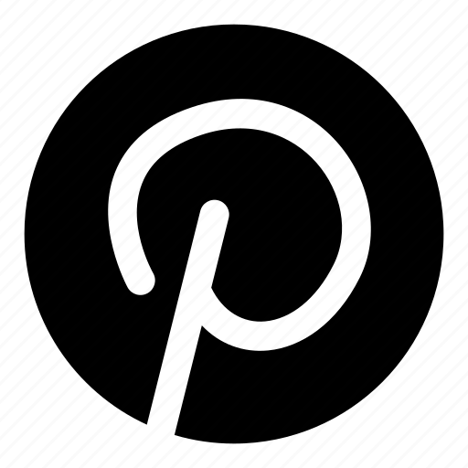 Glyph, pinterest, logo, network, art, social, media icon - Download on Iconfinder