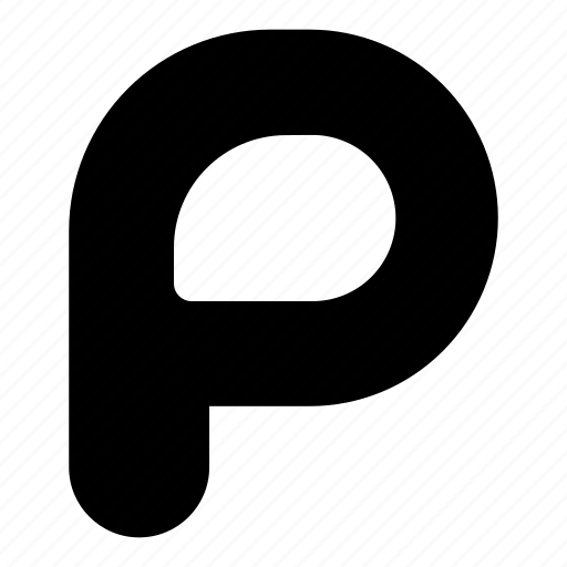 Glyph, plurk, logo, logotype, brand, letter, p icon - Download on Iconfinder