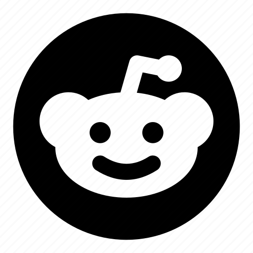 Glyph, reddit, logo, sm, brands, mascot, badge icon - Download on Iconfinder