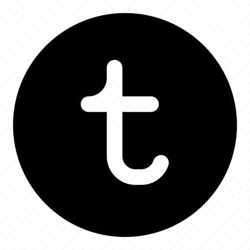 Glyph, tumblr, logo, badge, brand, logotype, social icon - Download on Iconfinder