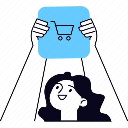Ecommerce, shopping, cart, online, shop, store, sale illustration - Download on Iconfinder