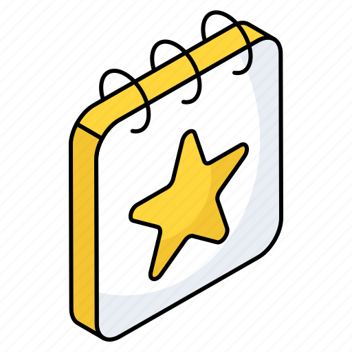 Favorite calendar, daybook, datebook, almanac, schedule icon - Download on Iconfinder