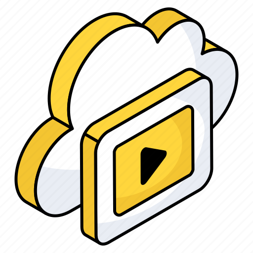 Online video, video streaming, play video, cloud video icon - Download on Iconfinder
