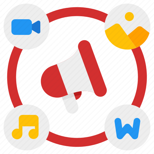 Media, megaphone, marketing, communication, social, network icon - Download on Iconfinder