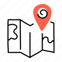 navigation map, location map, map tracking, location pin, navigation pin