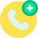 add, call, communications, calling, contact, new, connection