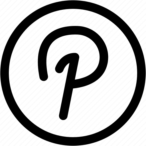 Pinterest, logo, social, network, logotype, brands icon - Download on Iconfinder
