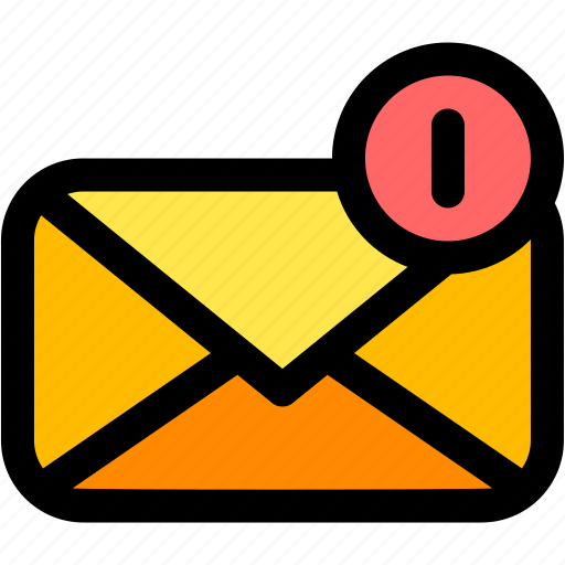 Unread, envelope, new, message, communications, notification, email icon - Download on Iconfinder