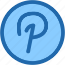 pinterest, logo, social, network, logotype, brands