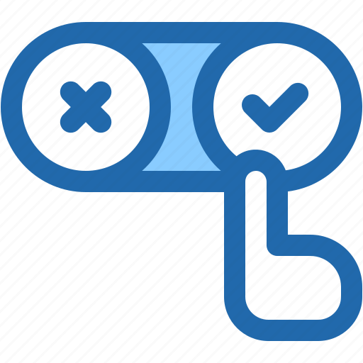 Accepted, checked, press, ok, hand, done icon - Download on Iconfinder