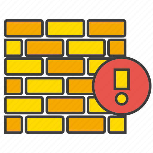 Alert, ban, caution, exclamation, firewall, virus, warning icon - Download on Iconfinder