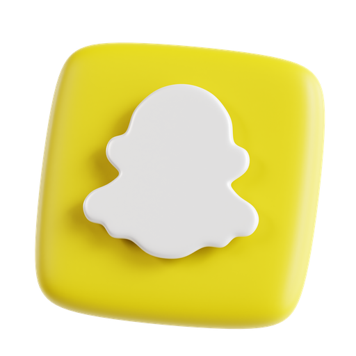 Snapchat, photo messaging, social media, 3d icon, 3d illustration, 3d render icon - Free download