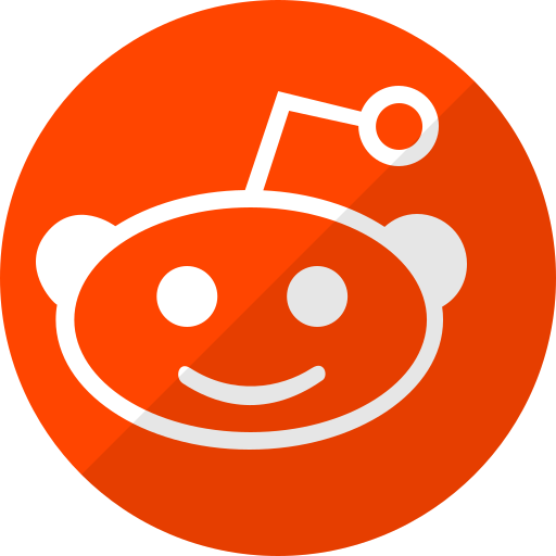 Reddit, media, social, edit, red icon - Free download