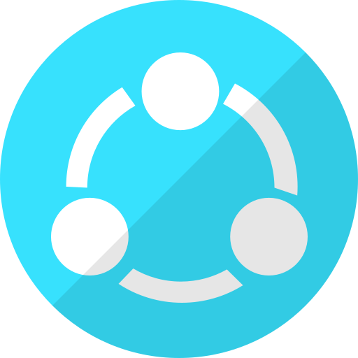 Shareit, communication, share, share this, this icon - Free download