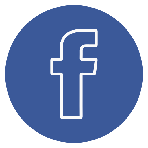 Circle, facebook, outline, social-media icon - Free download