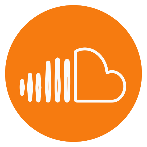 Circle, outline, social-media, soundcloud icon - Free download