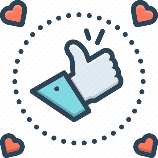 Like, heart, love, notification, approval, feedback, goodluck icon - Download on Iconfinder