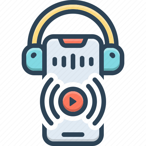 Streaming, headphone, gadget, music, video, audio, podcast icon - Download on Iconfinder