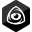 eye, hexagon, icon market, iconfinder, iconfinder icon, iconfinder logo, internet 