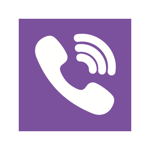 Call, contact, logo, media, message, social, viber icon - Free download