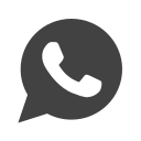 call, contact, logo, media, message, social, whatsapp