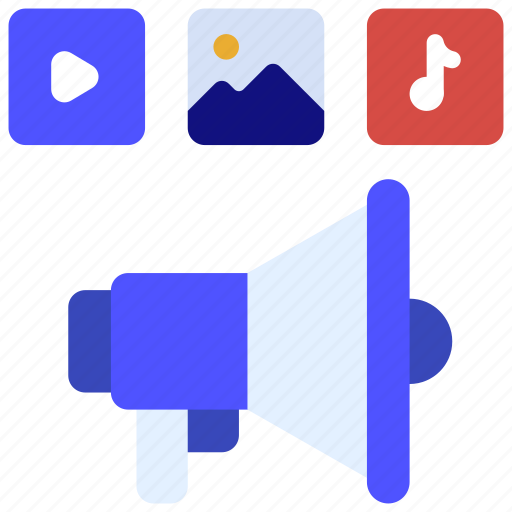 Social, media, marketing, marketer, promotion, bullhorn icon - Download on Iconfinder