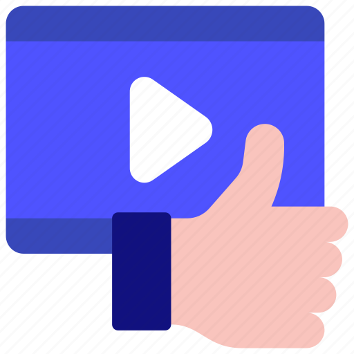 Video, likes, liked, feedback, engagement icon - Download on Iconfinder