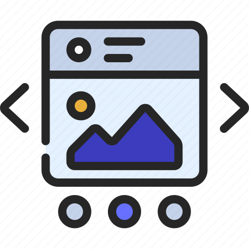 Carousel, post, slides, sliding, posts icon - Download on Iconfinder