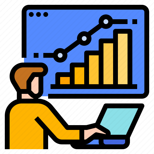 Analysis, calculator, chart, monitoring, statistic icon - Download on Iconfinder
