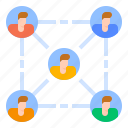 connection, customer, network, social, user