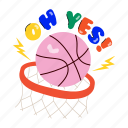 basketball hoop, oh yes, basketball game, basketball goal, ball game