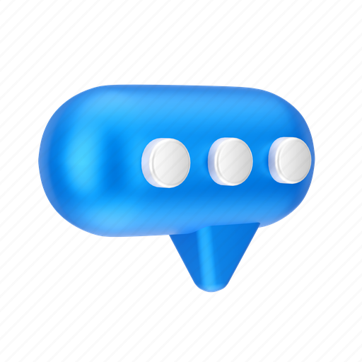 Message, chat 3D illustration - Download on Iconfinder