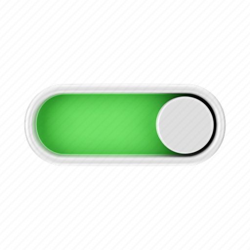 Slide, off, switch, menu, power, on, toggle 3D illustration - Download on Iconfinder
