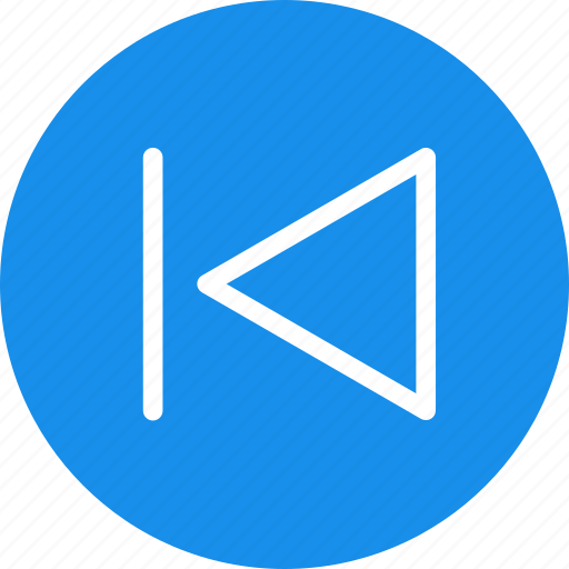 Arrow, back, blue, circle, left, previous icon - Download on Iconfinder