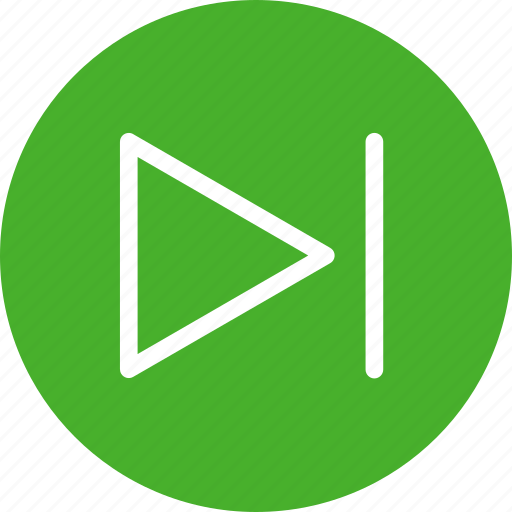Arrow, circle, forward, green, next, right icon - Download on Iconfinder