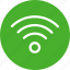 circle, green, internet, network, signal, wifi 
