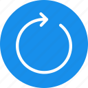 blue, circle, refresh, reload, rotate, sync, update